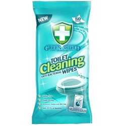 GREEN SHIELD TOILET CLEANING nawilżone ściereczki antybakteryjne do toalety 40Szt