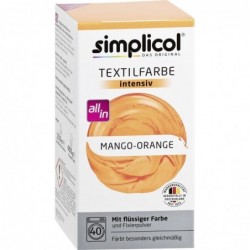 SIMPLICOL Barwnik do tkanin Intensywny Mango-Pomarańcza